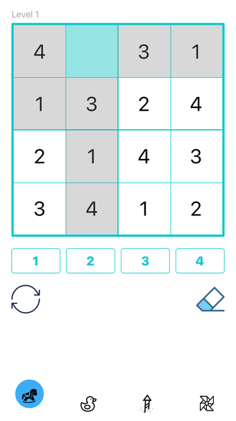 Image 0 for Kidoku  Sudoku 101