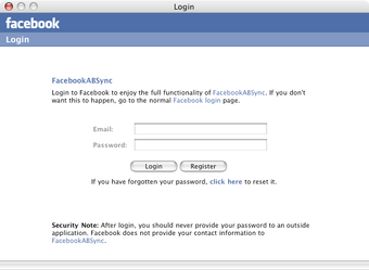 Image 0 for FacebookSync