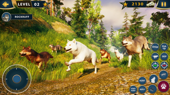 Wolf game the wild kingdom