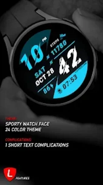 Image 0 for Sporty Watch Face 024