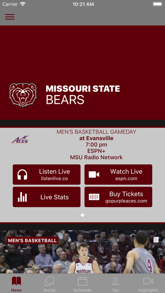 Imagen 0 para Missouri State Bears Athl…