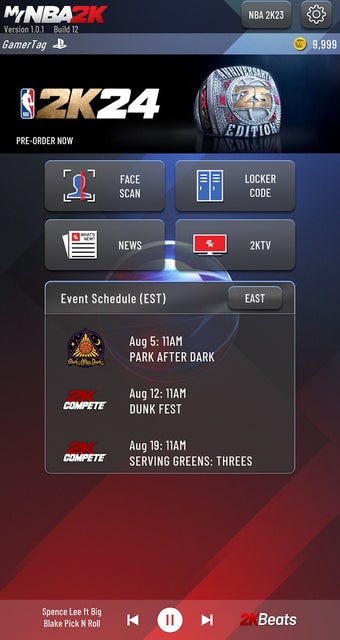 MyNBA 2K Companion App