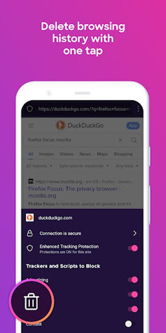 Imagen 1 para Firefox Focus: The privac…