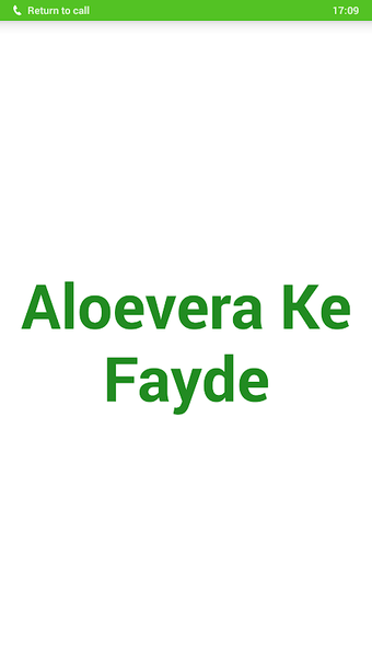 Imagen 0 para Aloevera Ke Fayde