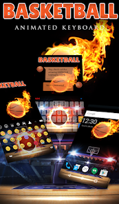 Basketball Animated Keyboard