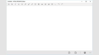 HTML WYSIWYG Editor