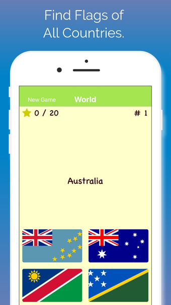 Image 0 for Flags Quiz Find All Count…