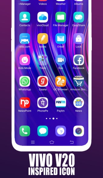 Imagen 0 para Vivo V20 Launcher theme f…