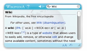 Image 0 for Wikipedia Widget