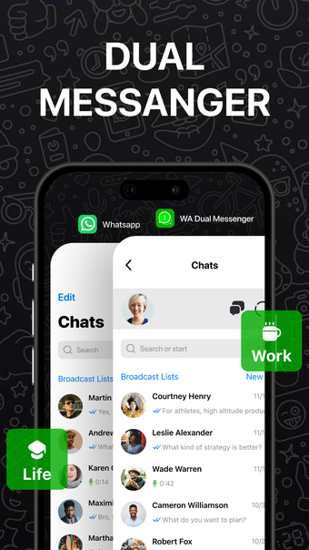 Image 0 for Dual Messenger for WhatsA…