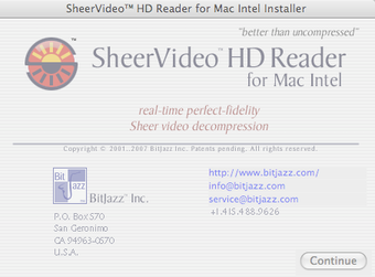 Image 0 for SheerVideo Reader