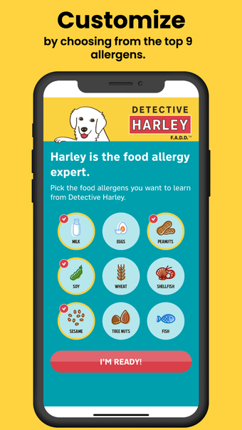 Imagen 0 para Harleys Food Allergy Game