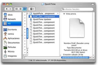 Image 0 for QuickTime FLAC Plugin