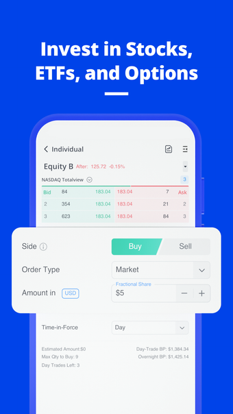 Imagen 0 para Webull: Stocks ETFs  Opti…