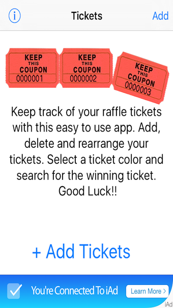 Image 0 for Raffle Tickets