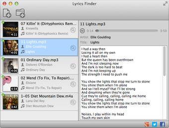 Image 0 for MediaHuman Lyrics Finder