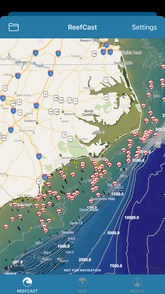 Image 0 for ReefCast Marine Weather