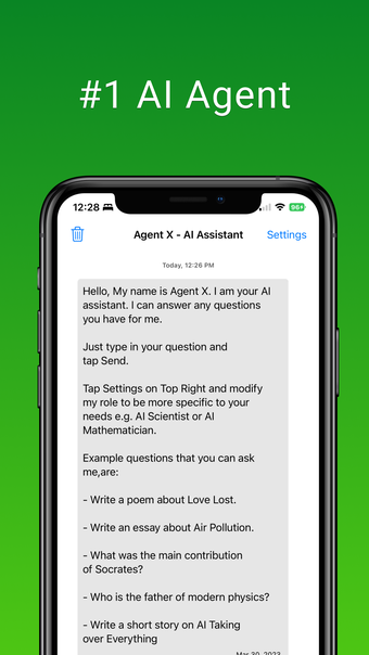 Image 0 for Agent X AI Chat - ask any…