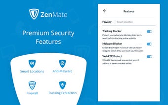 Image 1 for ZenMate VPN for Chrome