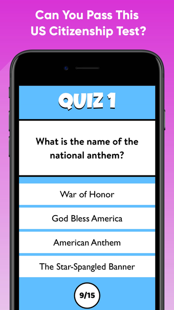 Image 0 for US Citizenship Test Quiz …