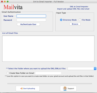 Image 0 for MailVita EML to Gmail Imp…