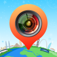 Icono del programa: GPS Map Camera Photo Stam…