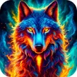 Icono de programa: Wild Wolf Wallpapers