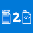 Icono de programa: subtitle2xml