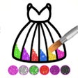 Icono del programa: Glitter Dress Coloring Ga…