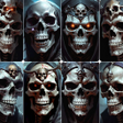 Icon of program: Skull Wallpaper