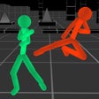 Icon of program: Stickman Fight: Neon Warr…