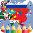 Icono de programa: coloring flag asian count…