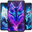 Icon of program: Galaxy Wolf Wallpaper