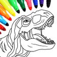 Icono de programa: Dino coloring pages book